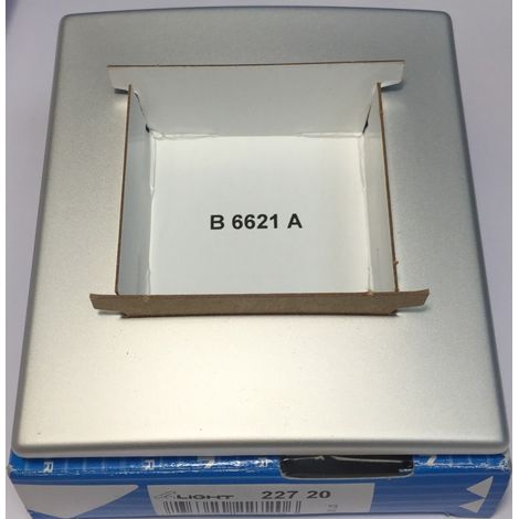 Arnould 22720 - Light Series - 1-position plate - Light metal gray
