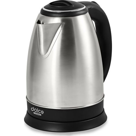 Bouilloire Electrique Inox 1.8L - Dolce Casa DC-BL-1-8L-INOX - 1500W, Protection anti-surchauffe, Arrêt auto. à ébullition