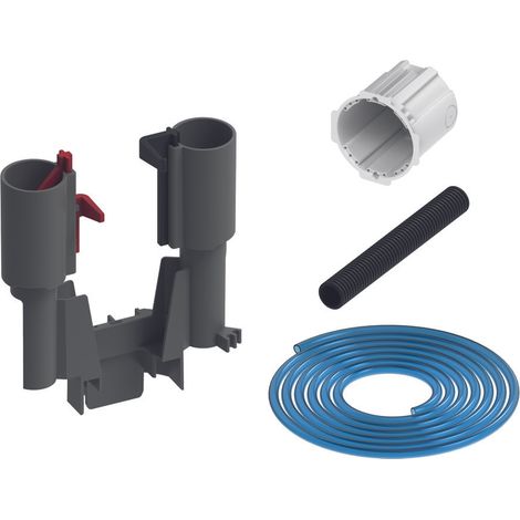 TECEflushpoint, kit de montage brut, déclenchement pneumatique à