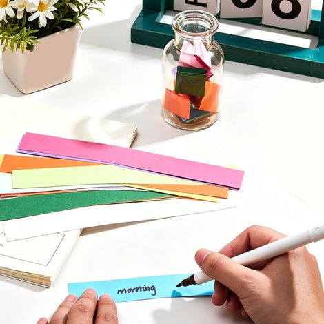 Confezione da 100 ghirlande di carta arcobaleno - Colore turchese