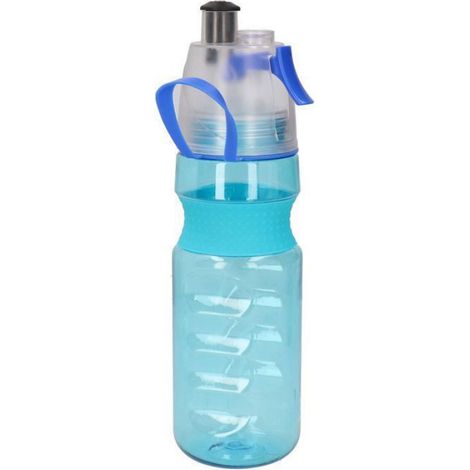 Gourde Sport Isotherme 800ml 2-en-1, Design Multifonction Portable, Accessoire Hydratation Fitness Bleu Femeo (1/5)