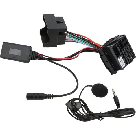 Trywise Harnais de fil complet pour autoradio RD4, 40 broches, Microphone Bluetooth, adaptateur de cble AUX IN de remplacement pour citron C2 C3 C4 C6 (1/4)