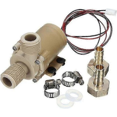 Pompe de circulation d'eau chaude solaire 12 V/24 V CC avec moteur sans balais