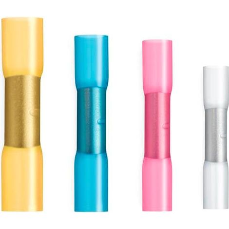 Steinel Wärmeschrumpfende Crimpverbinder Stoßverbindungen Ø 1,5 - 2,5 mm, 10 Stk. Bastelmaterial (1/2)