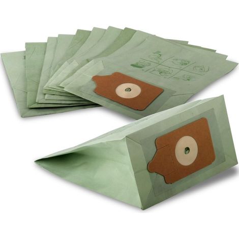 APEX Lot de 20 sacs à poussière en papier double couche pour aspirateur. (1/4)