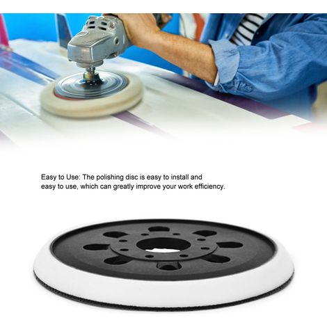 Bosch Schleifpad für 127 mm (5 Zoll) 8-Loch selbstklebende Schleifscheibe mit pneumatischem Polierpad (1/5)