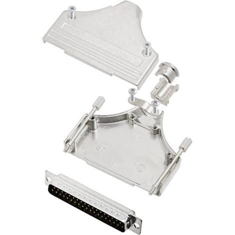 Kit embase SUB-D mâle Nombre de pôles: 37 encitech MHDM-37-DBP-K 6355-0005-04 180 ° fût à souder 1 s (1/2)