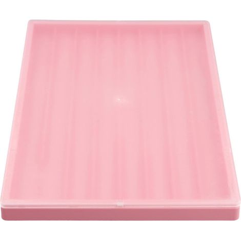 Boîte de rangement étanche pour touches de clavier avec couvercle, rose (1/5)