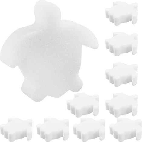 Assorbitore di schiuma per olio per spa, assorbitore di schiuma per spa - 10 assorbitori a forma di tartaruga, detergente per piscine e (1/5)