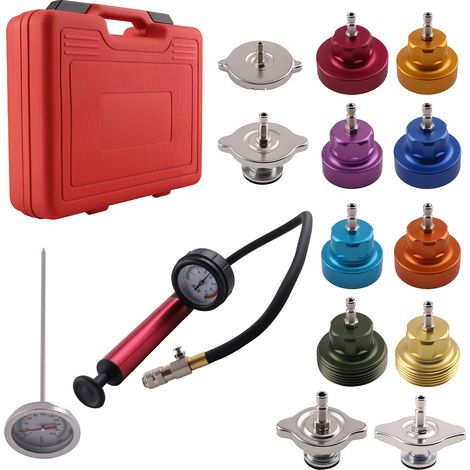 Car Radiator Cooling System Leak Detector Kit Coolant Pressure Test Head Gasket (1/5)
