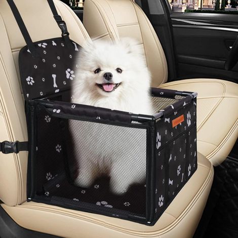 Hunde Autositz faltbar für kleine Hunde, wasserdicht, mit Sicherheitsgurt (1/5)