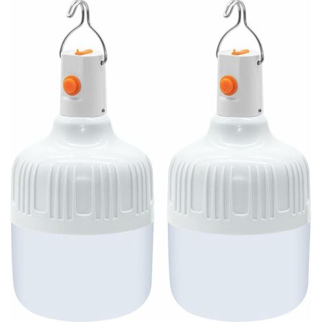 Pièces Lanterne de Camping, Lampe Portable avec USB Rechargeable Piles 500 Lumens Super Brillant Extérieure pour Camping Tente Terrasse Patio Jardin Barbecue (1/5)