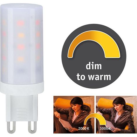 Paulmann 28819 LED EEK G (A - G) G9 4 W Gold (Ø x H) 18 mm x 55 mm 1 St. (1/3)