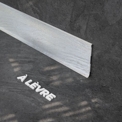 Plinthe à Lèvre PVC - Chêne Cendré - 1 m, À l'unité (1/4)