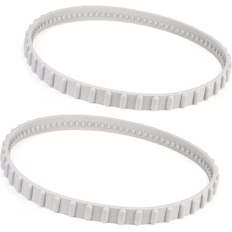 Lot de 2 Courroies d'Entraînement pour Robot Nettoyeur de Piscine Hayward Aquavac Tiger Shark Plus et QC, Pièces de Rechange en Caoutchouc Durable (1/4)