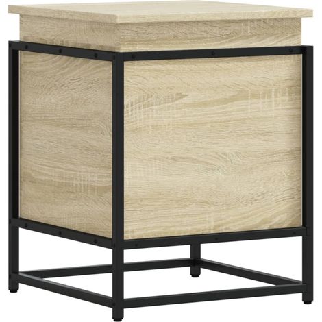 Maison Exclusive - Contenitore con Coperchio Rovere Sonoma 40x40x51,5cm Truciolato