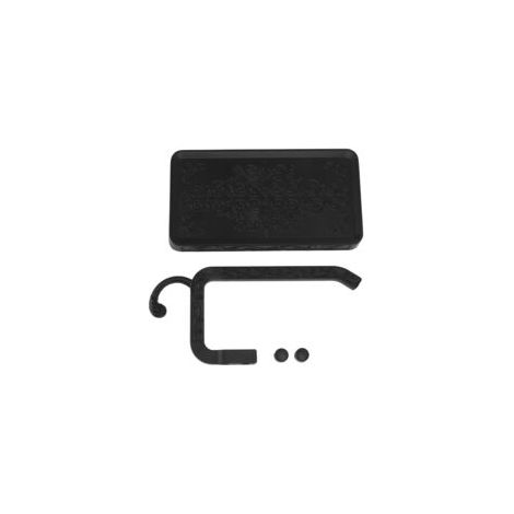 Porte-papier toilette mural en aluminium spatial – Style américain – Avec support téléphone – Modèle A (boîte kraft) (1/5)