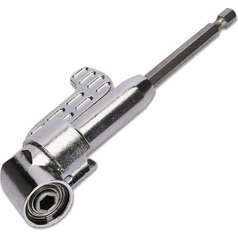 Renvoi d'Angle Visseuse Coudée à Angle Droit 105 Degrés Tige Hexagonale 1/4" pour Perceuse (1/3)