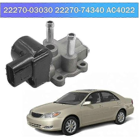 22270-03030 2227003030 Válvula de control de aire de ralentí compatible con 2000-1997 2000 4 cilindros 2.2l 22270-74340 Ac4022 SZRH AS