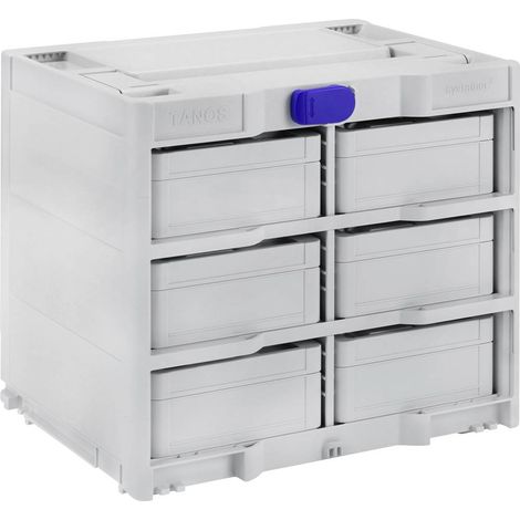 Tanos Systainer³ Rack/6 M 337 83000878 Cassetta di trasporto Plastica ABS (L x A x P) 396 x 330 x 296 mm