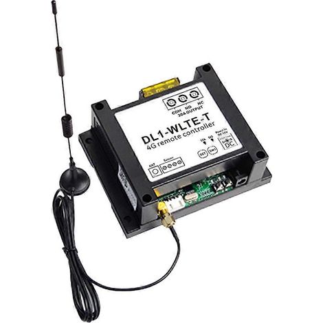 Télécommande intelligente 4G LTE DL1-WLTE, interrupteur marche/arrêt à relais 30 A avec capteur, contrôle par SMS et application web DL1-WLTE-T