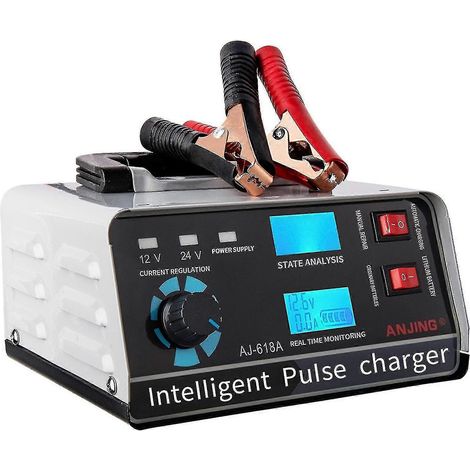 Chargeur de batterie automatique 400 W 40 A 12 V/24 V pour voiture, réparation par impulsions intelligentes, charge d'entretien pour bateaux - C2 (1/4)