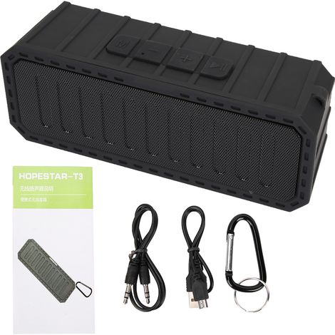 Enceinte Bluetooth Étanche Portable - Haut-Parleur Stéréo Sans Fil avec Banque d'Alimentation Intégrée - Usage Extérieur et Intérieur - 1 Pièce (1/5)