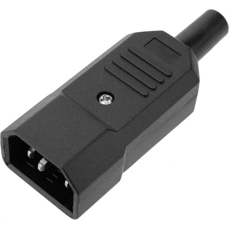Pin IEC-60320 C14. Prise mâle droit (1/5)