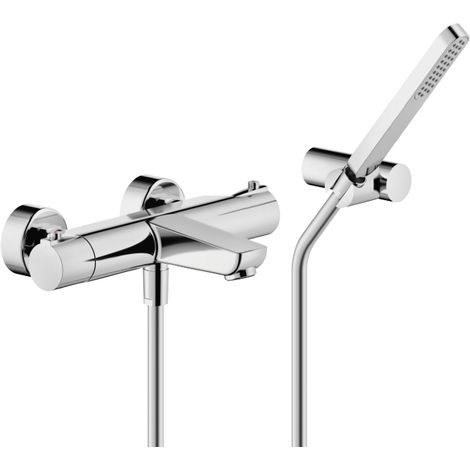 Externer Thermostat mit Brausegarnitur für Badewanne. Nobili ACQUAVIVA Serie VV103010CR  Verchromt - Messing