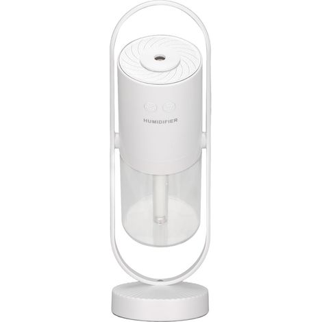 360° drehbarer Luftbefeuchter, 3,5 W USB-Anschluss, geräuscharm, mit farbigem Nachtlicht, 40 ml/h Sprührate, 200 ml Fassungsvermögen, Projektionsluftbefeuchter (1/5)