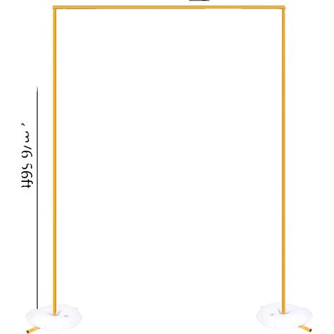 Arche de mariage, cadre en métal, design réutilisable, 1.5x2M (1/2)