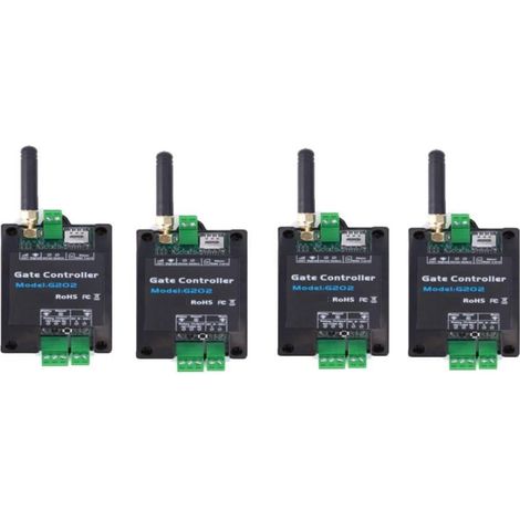 Kit d'ouvre-portes automatiques Contrôle d'accès à distance sans fil Téléphone portable Ouvre-porte à distance Volets de porte de garage Contrôleur WiFi pour accessoires de portail coulissant ( Color (1/5)