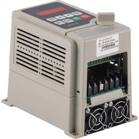Frequenzumrichter mit variabler Drehzahl, einphasiger Eingang, dreiphasiger Ausgang, Frequenzumrichter VFD 220 V (2,2 kW) (1/5)