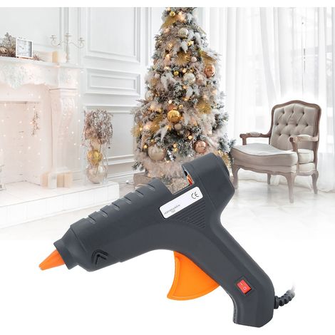 Pistolet à colle thermofusible électrique 12 V 40 W, outil de réparation à chaud pour loisirs créatifs, décoration de jardin et maquettes de sapins de Noël. (1/5)
