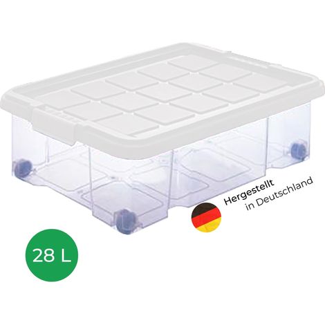 Novaliv Aufbewahrungsbox  1x Aufbewahrungsbox, 1x Deckel, 4x Rollen (1/5)