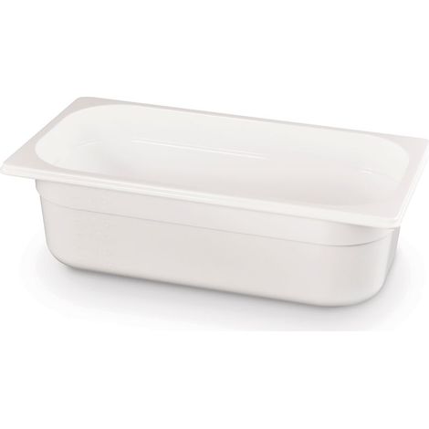HENDI Gastronorm-Behälter 1/3, GN 1/3, 5,7L, Weiß, 325x176x(H)150mm (1/4)