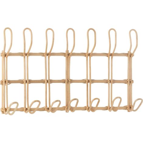 Porte-manteaux Dora en Rotin - Naturel (1/3)