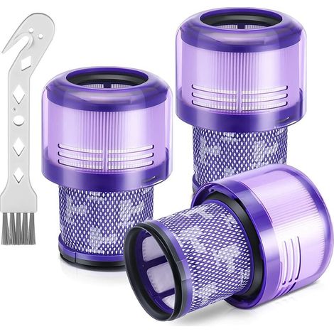 YMYNY 3er-Pack Ersatzfilter für kabellosen Staubsauger Dyson V11, Dyson V11 Torque Drive, V11 Animal, V15 Detect, Vergleichen Sie mit Teilenummer 970013-02 (ohne Bürste) (1/5)