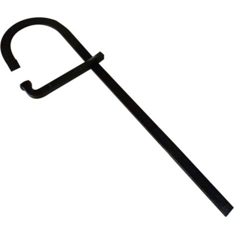 Moncoffrage – Serre-joint de maçon acier saillie 135mm – Capacité de serrage 600mm – Longueur 800mm – Lot de 10 pièces (1/3)