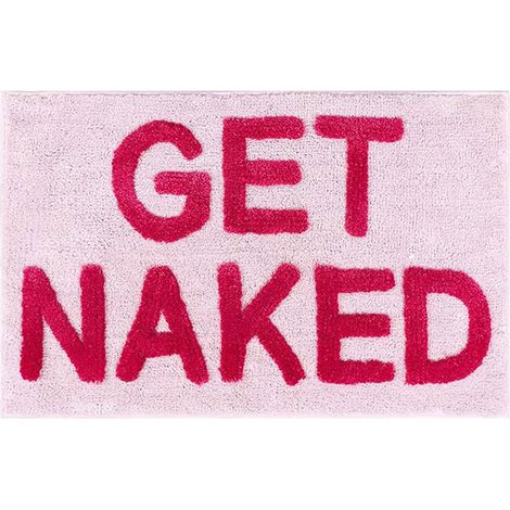 Rutschfeste, saugfähige Mikrofaser-Badematte, rosa, 50 x 80 cm, ideal für Dusche, Küche und Badezimmer. (1/5)
