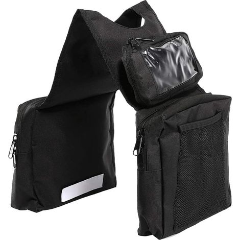 Sacoches de selle pour moto - Sacoches de selle étanches pour motoneige et quad (Sacoches quad noires) (1/5)