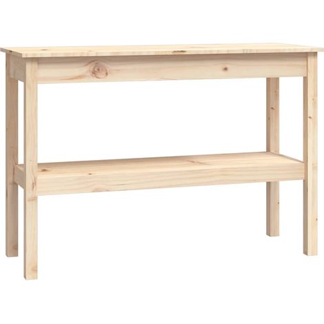 Maison Exclusive - Mesa consola madera maciza de pino 110x40x75 c