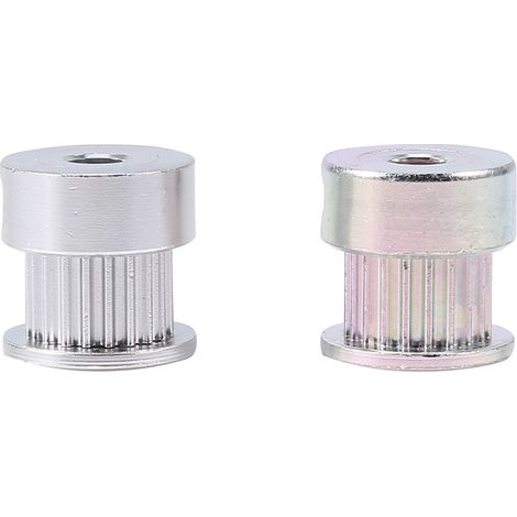 Set di 2 pulegge dentate in lega di alluminio, diametro interno 5 mm, 20 denti, per stampanti 3D (1/5)