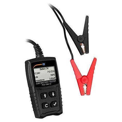PCE Instruments Tester per batteria 12V nero robusto in ABS