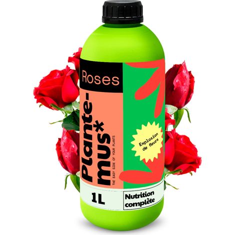 Engrais pour Rosiers, nutriments essentiels pour une Floraison Spectaculaire et Abondante, Liquide à Absorption Rapide, 1 L (1/5)
