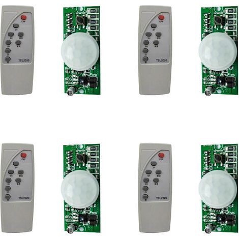 4X Carte de circuit de contrôleur de lampe de rue solaire de PIR Lampe solaire à induction du corps humain 3.2V 3.7V (1/5)