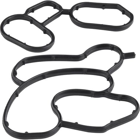 Eosnow Joint de refroidisseur d'huile de haute précision, 11427508971, joint de filtre durable, noir pour voiture BMW léger et facile à installer