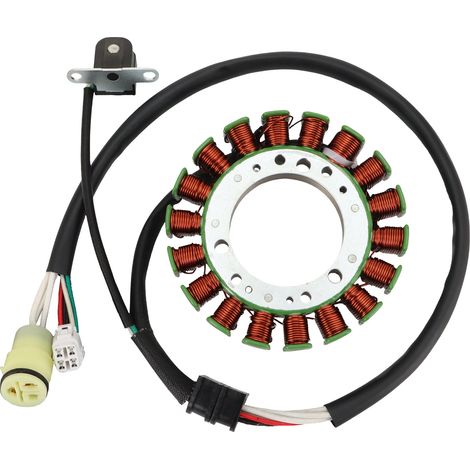 Stator coil, compatible with Yamaha YZ250F and YZ400F off-road motorcycles. Original part number: 5SF-85560-00. Fits models from 1998–2005.--DTEKGAZ