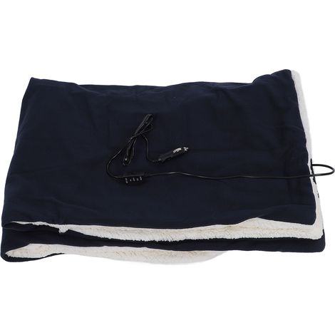 Soavoa Couverture Chauffante 12V en Coton Doux pour Bureau et Voyage, Portable et Économe en Énergie, 1 Pièce (1/4)