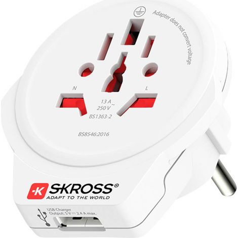 Skross 1.500266-E Adattatore da viaggio